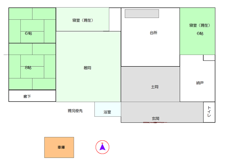 飯山市一山万円－配置・間取図